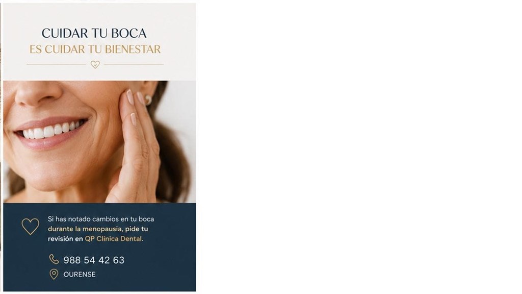 Menopausia y salud oral: cómo pueden influir los cambios hormonales en dientes, encías y saliva